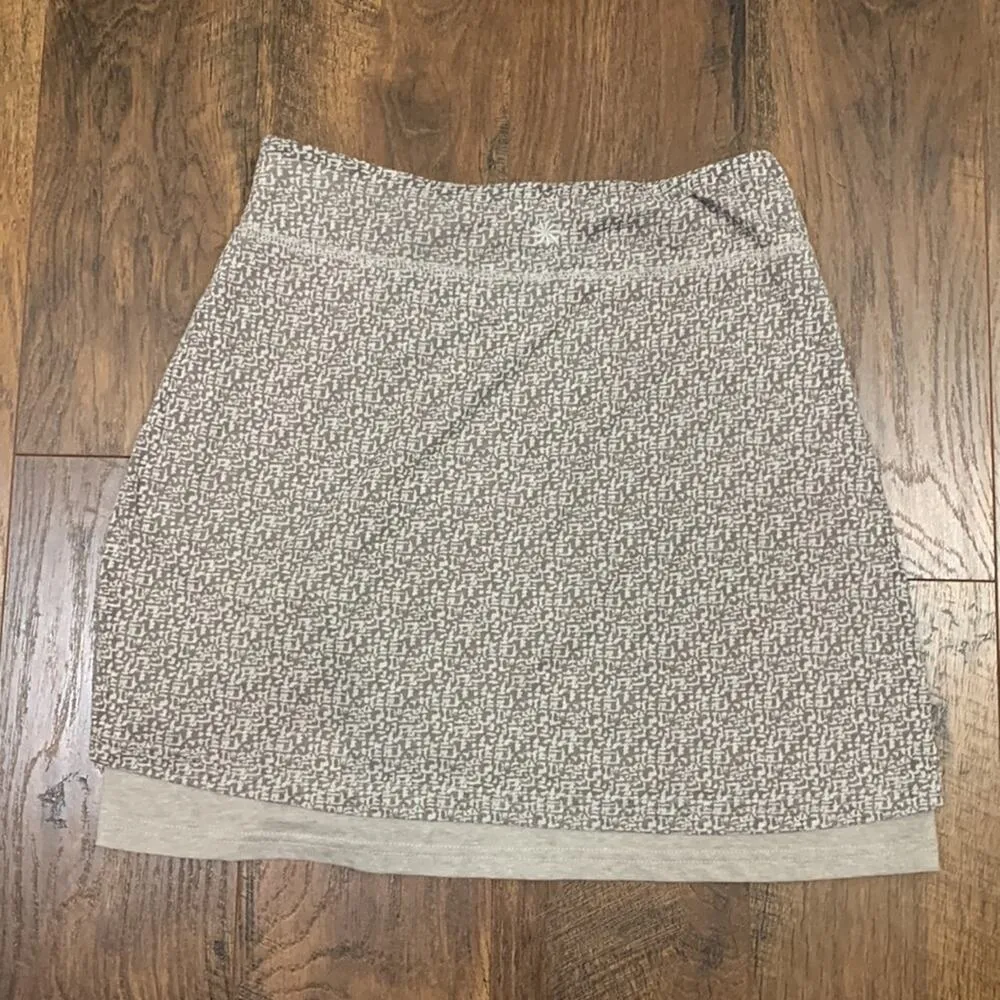 Athleta Crossroads Burnout Cinch Detail Gray Skirt - Image 5