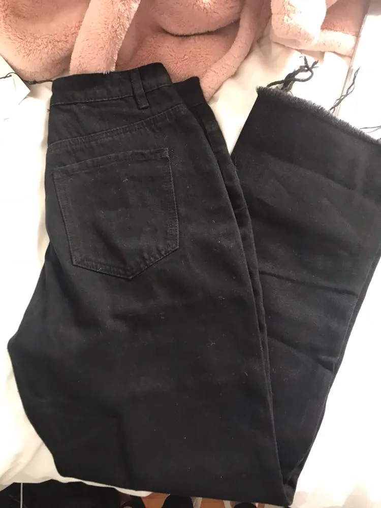 Missguided Black High Waisted Jeans  - Image 3