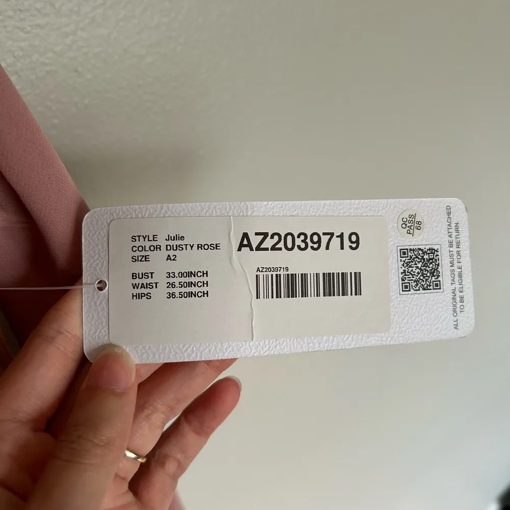 New Azazie Julie Dusty rose dress - Image 9