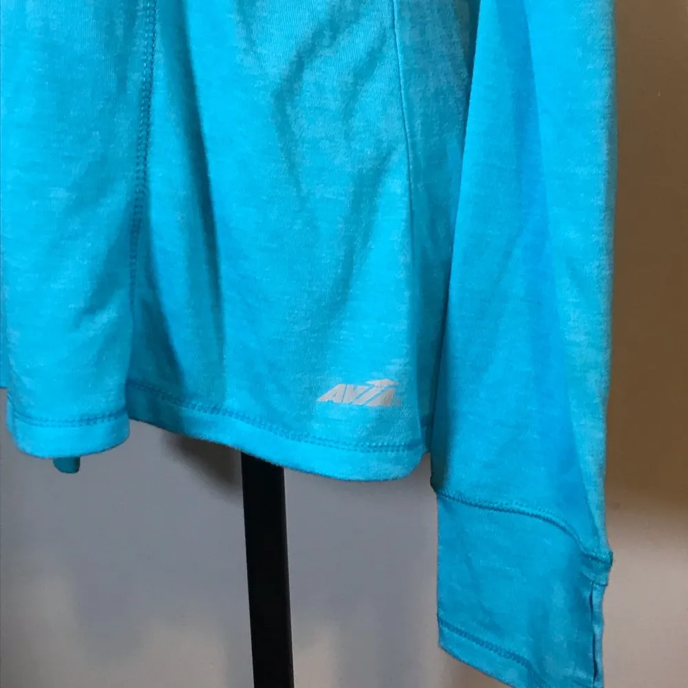 AVIA WOMENS LONG SLEEVE HOODED PERFORMANCE PULLOVER W/THUMB HOLES SIZE LARGE - Image 6