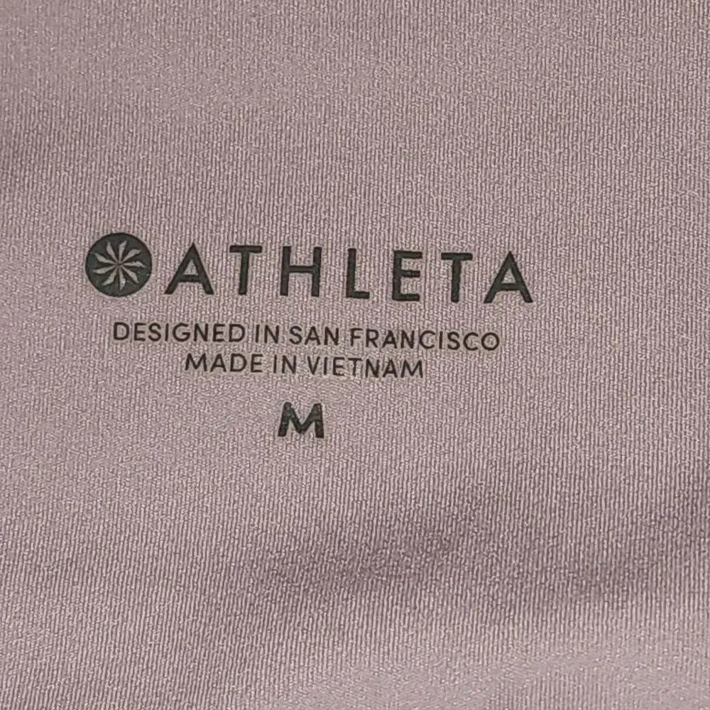 Athleta Womens Elevation Colorblock 7/8‎ Tight Leggings Spring Night Medium - Image 4