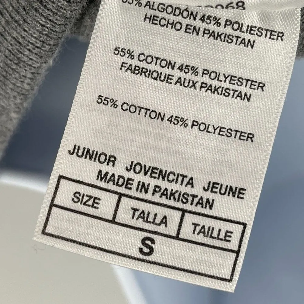 Soffe Not So Basic Graphic Long Sleeve Sweatshirt Pullover Small Grey - Image 95