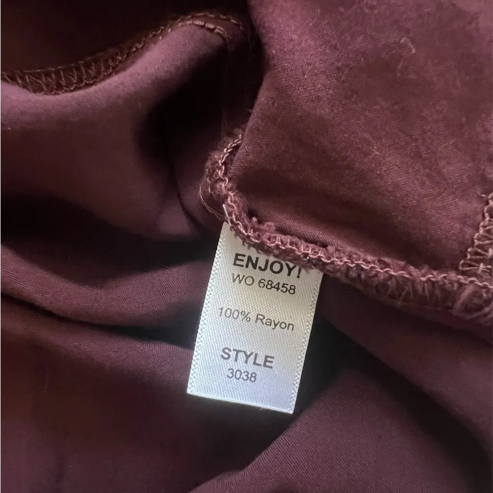 Michael Stars V-Neck Shirt Dress in Rosewood | Medium - Image 5