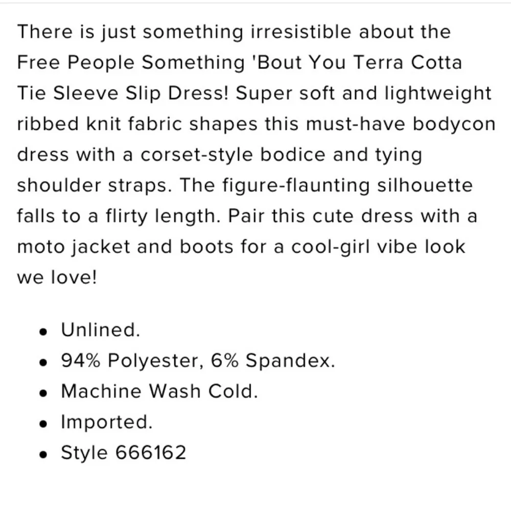 Free People Something ‘Bout You Terra Cotta Tie Sleeve Slip Dress Size L - Image 13