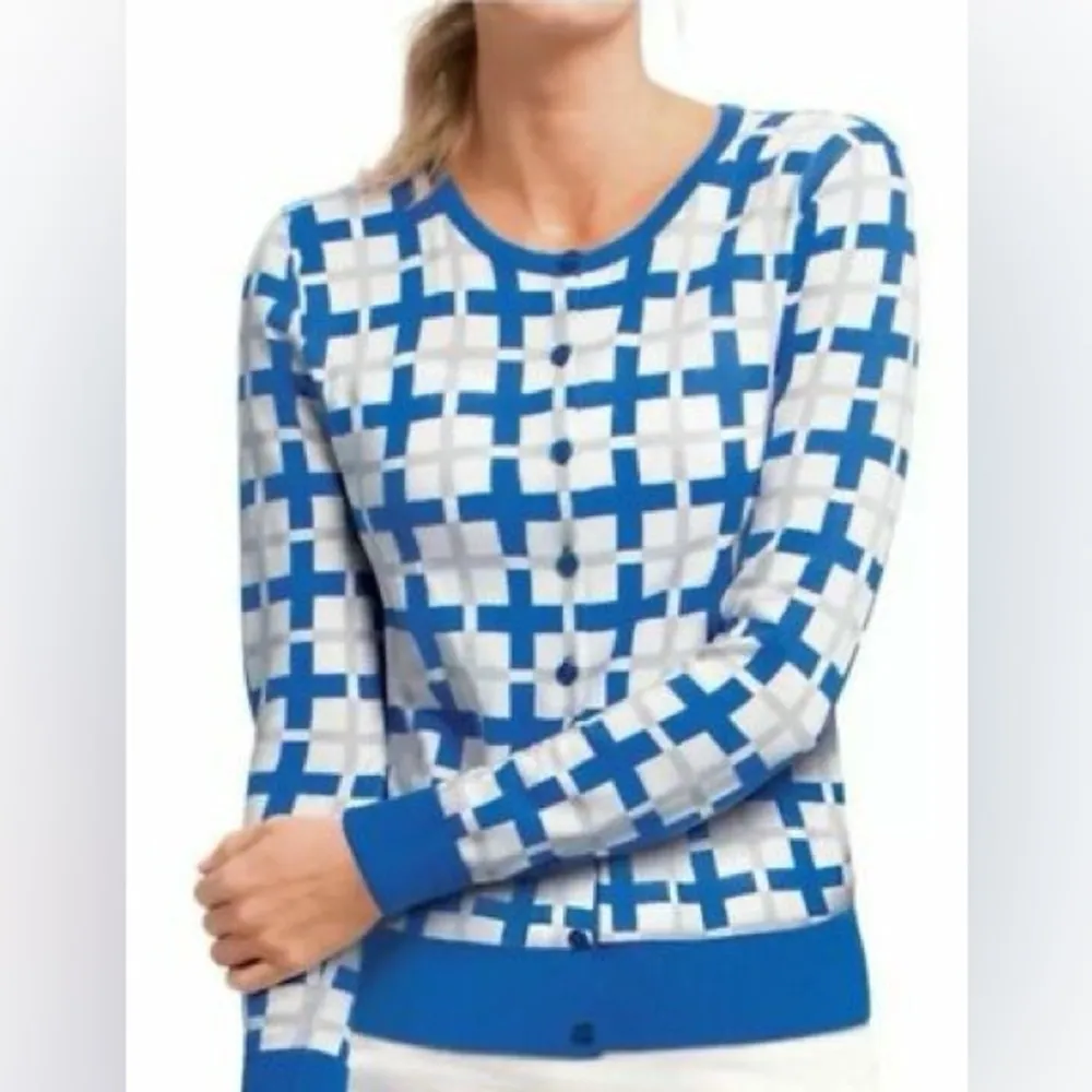 Cabi - Frame Plaid Cardigan - Image 2