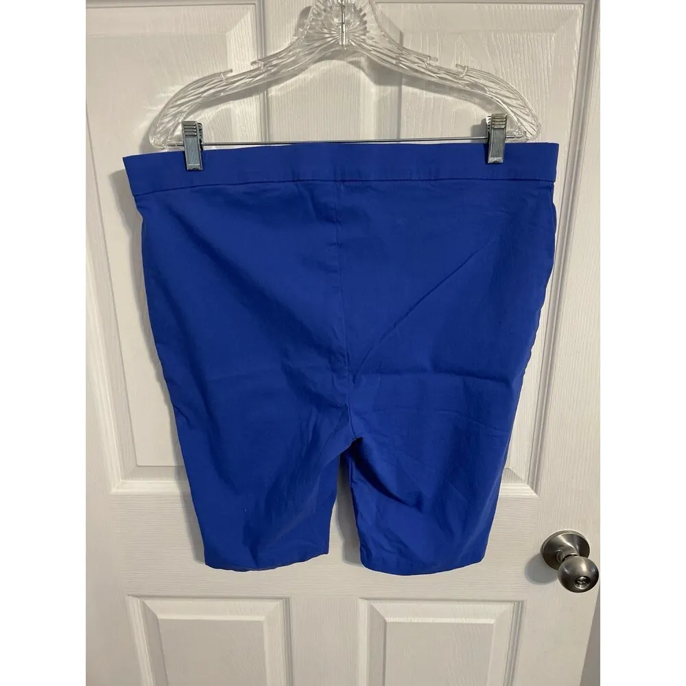 Rafaella Shorts Size 18 Blue - Image 3