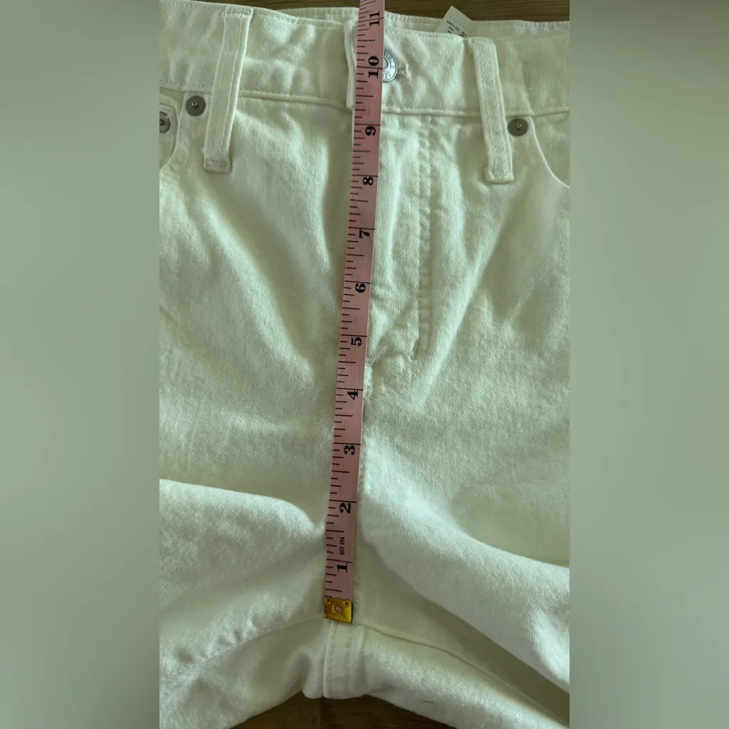 Madewell the curvy perfect vintage ‘90s straight leg jean off white size 29p - Image 9