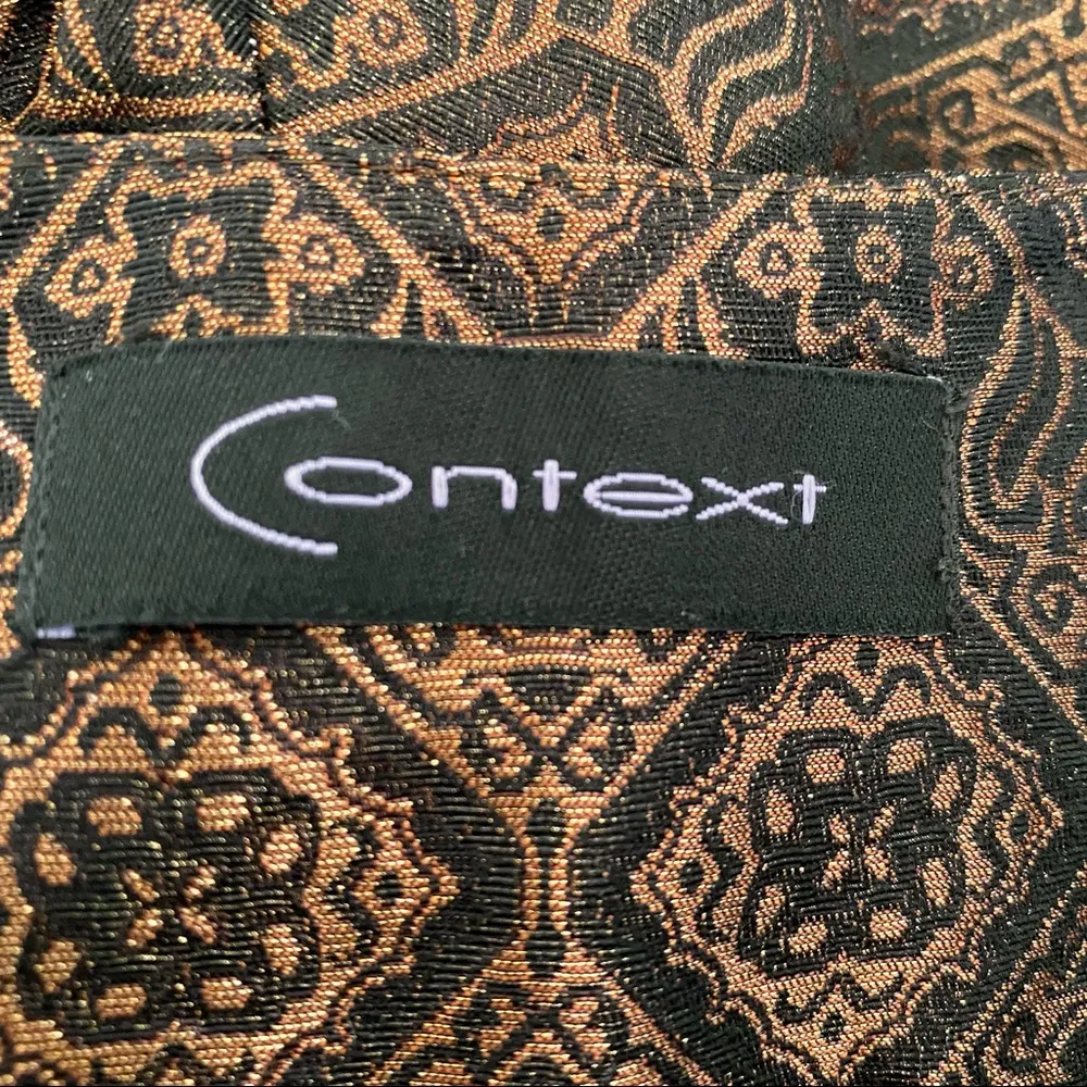 CONTEXT DRESSY SILK BLEND PANTS Black Size 2 - Image 11