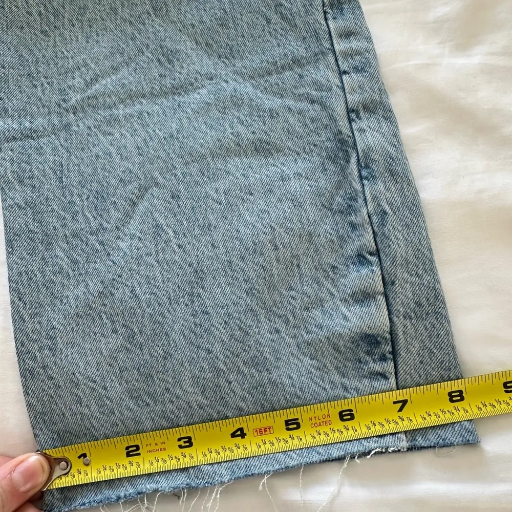 HIGH RISE Z1975 STRAIGHT  LEG ANKLE-GRAZER JEANS size 6 - Image 7