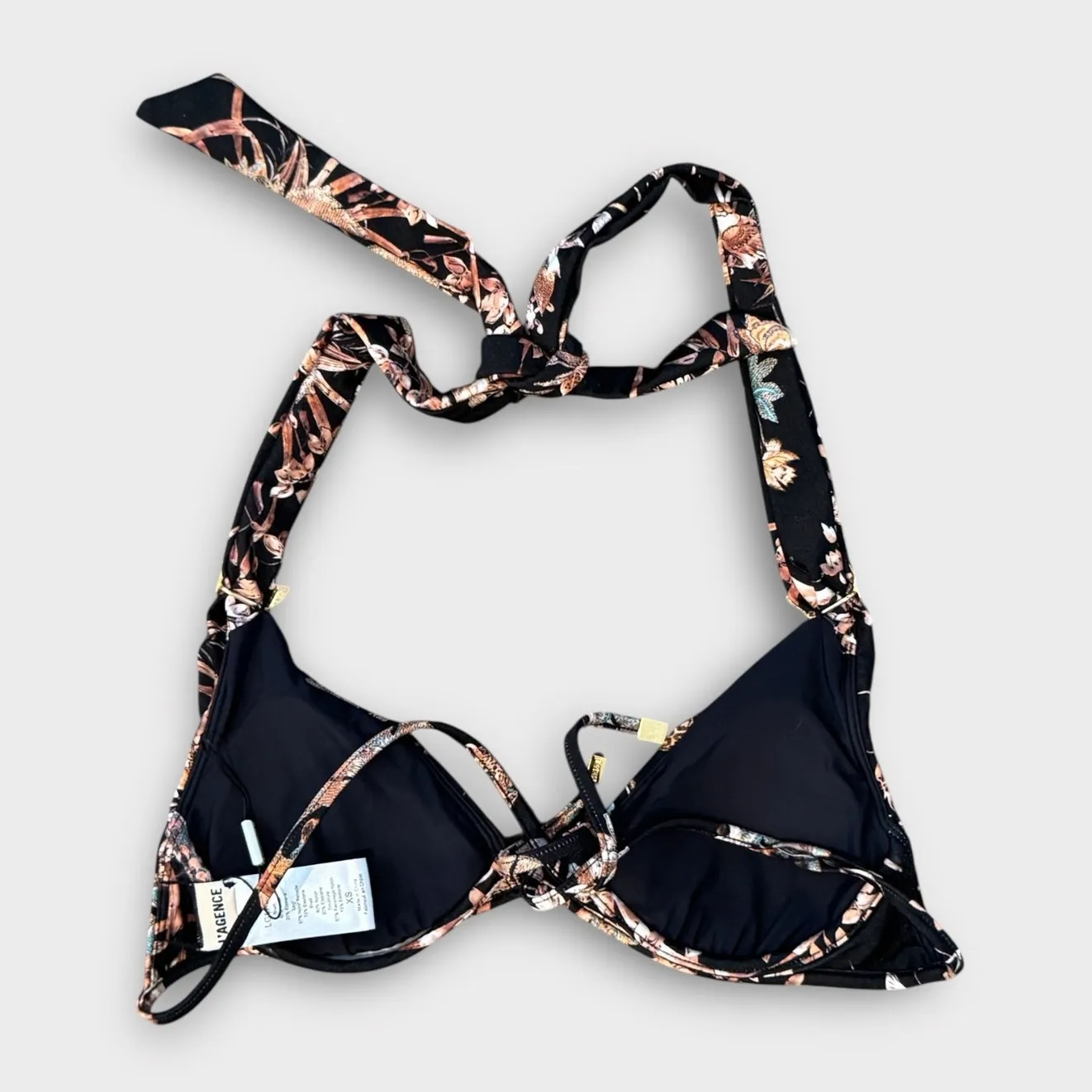 L'Agence Annabelle Triangle Bikini Top Size XS - Image 6