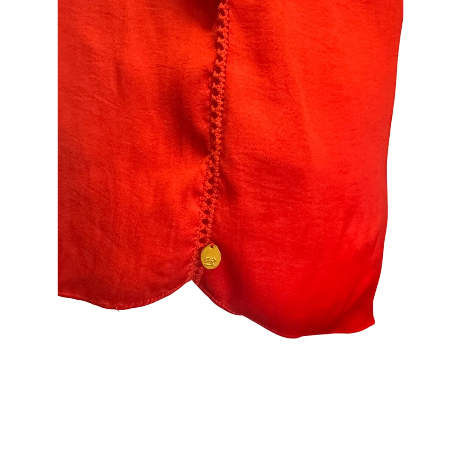 Scotch & Soda Maison Scotch Deep Orange Camisole Tank Top Estimated Medium - Image 5
