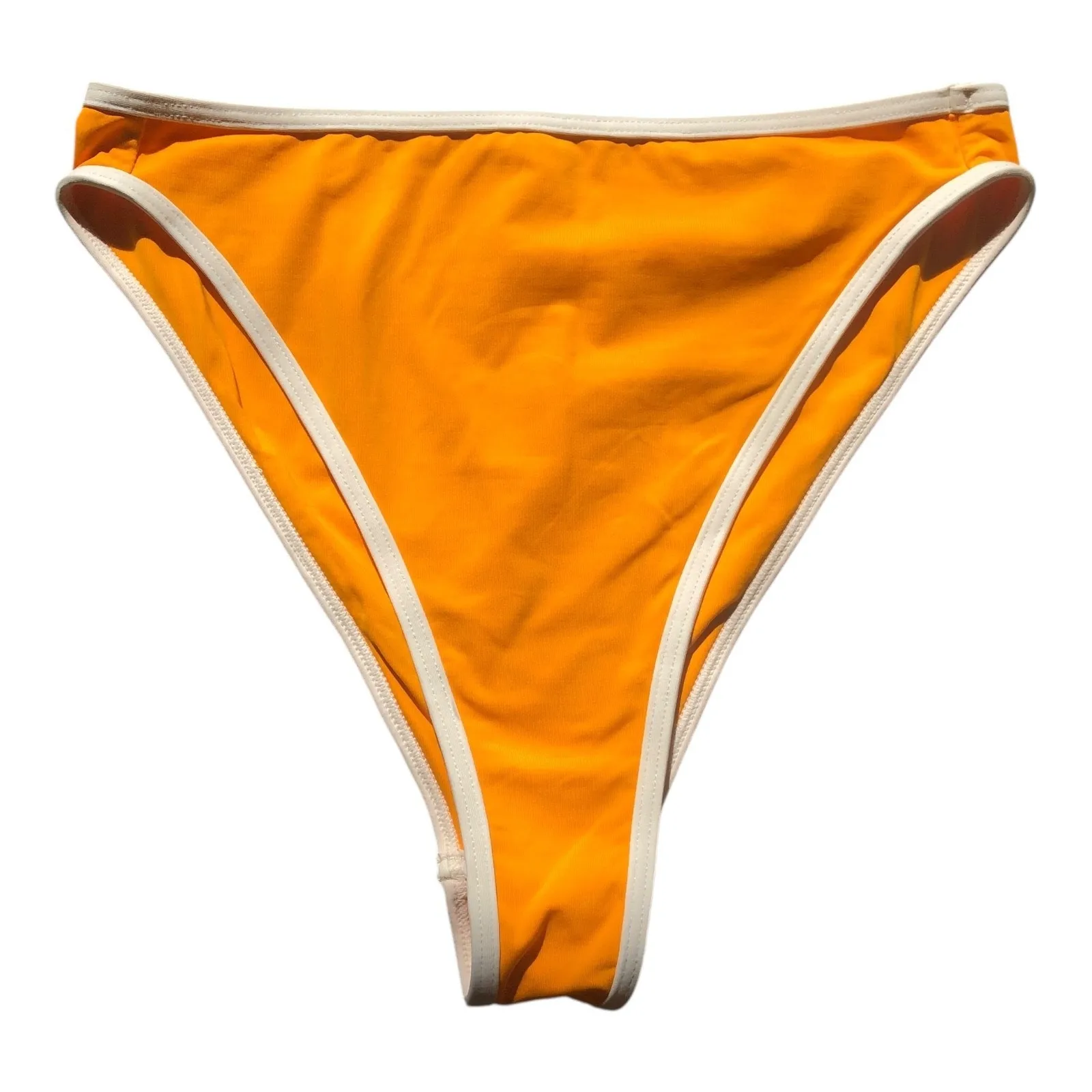 LSpace Bitsy Cut Nora Bikini Bottom Mango Cream Women's Size Small NWT - Image 5