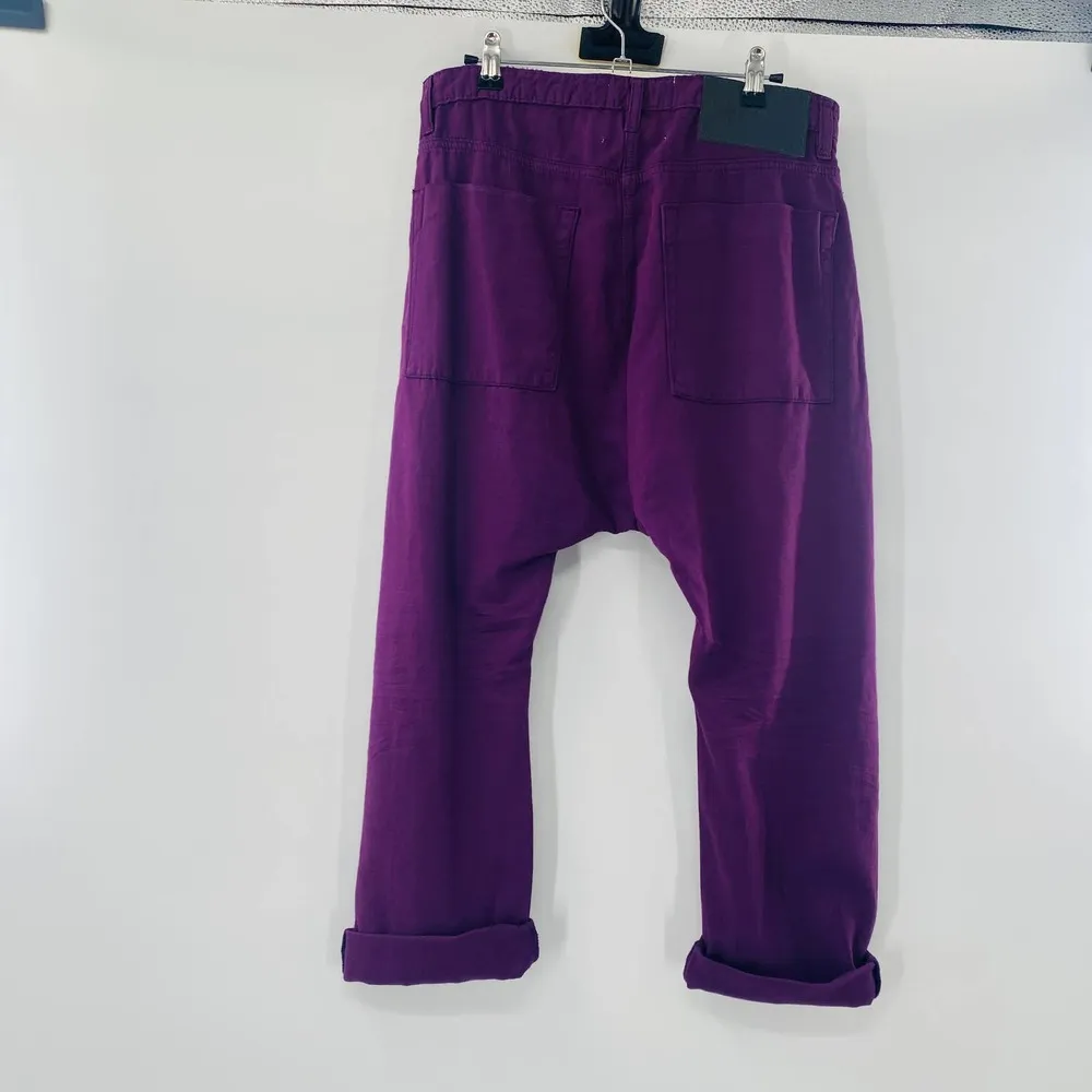 One Teaspoon Deep Purple Sinners Distressed Harem Jeans Size 25 NWT - Image 7