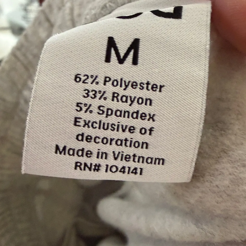 DSG Light Gray Elastic Waist Pants Size M - Image 7