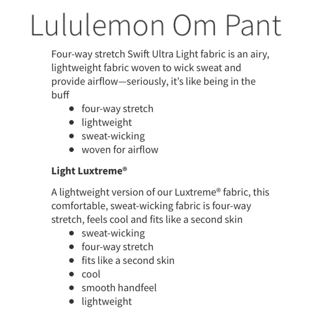 Lululemon Grey Sage OM Pant 6 - Image 8