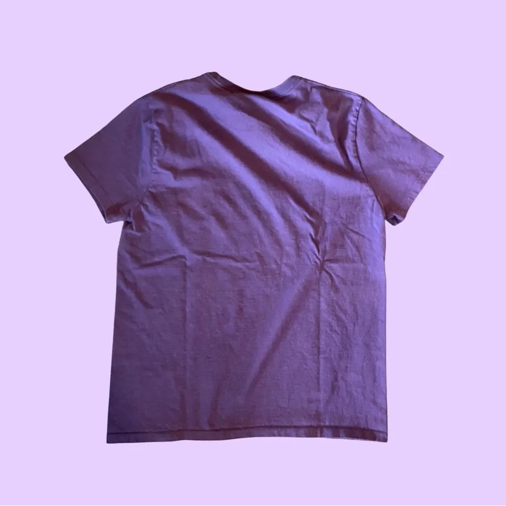 ‘A Crazy Girl Who Loves Pigs’ Funny Graphic T Shirt 🔥 Purple Size M - Image 3