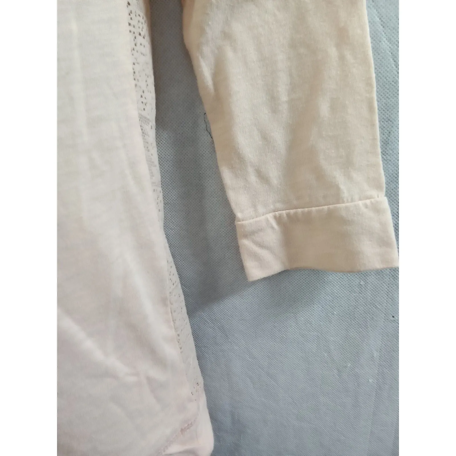 Poof Women Medium Pink Raglan 3/4 Sleeve Lace‎ - Image 3