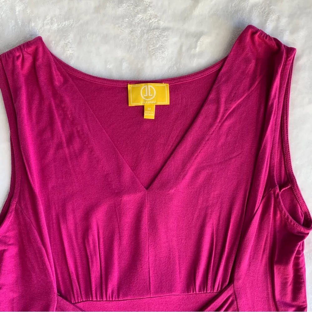 Liz Lange Pink Flare Sleeveless Top Size Medium - Image 9