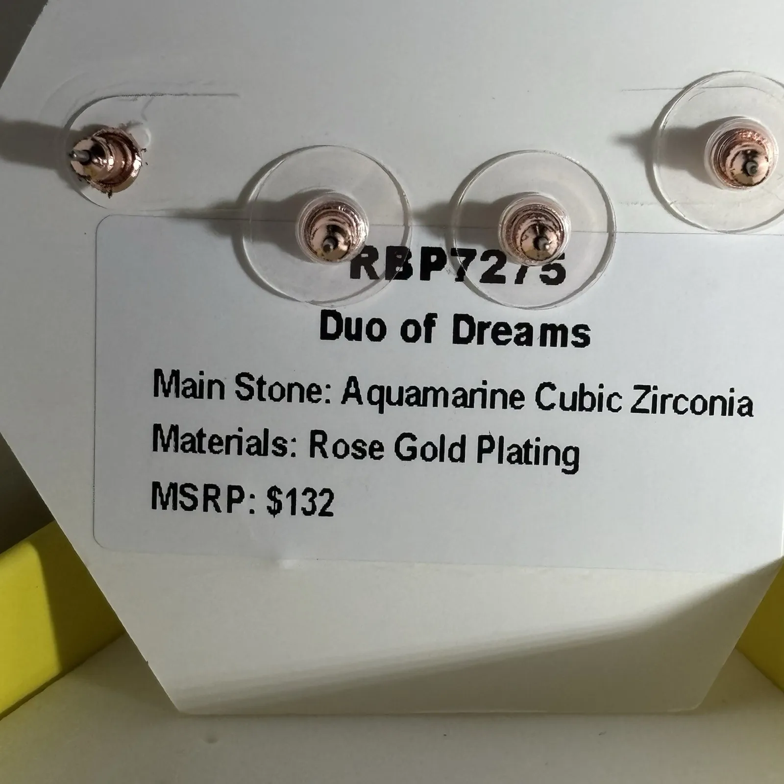 Bomb Party Duo Of Dreams..Aquamarine CZ Blue - Image 3