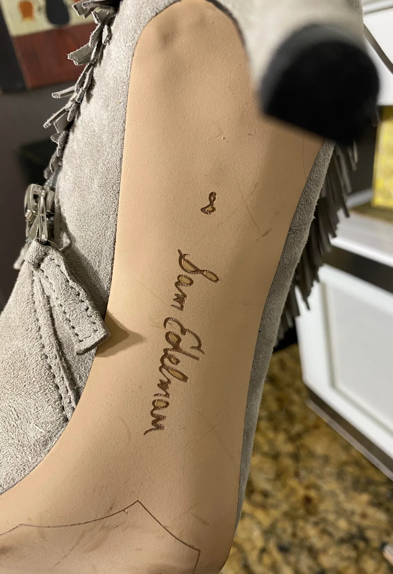 Fringe Ankle Boots Size 8 - Image 8