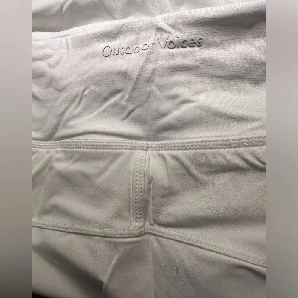 Outdoor Voices Hudson 4” white skort NWT - Image 7