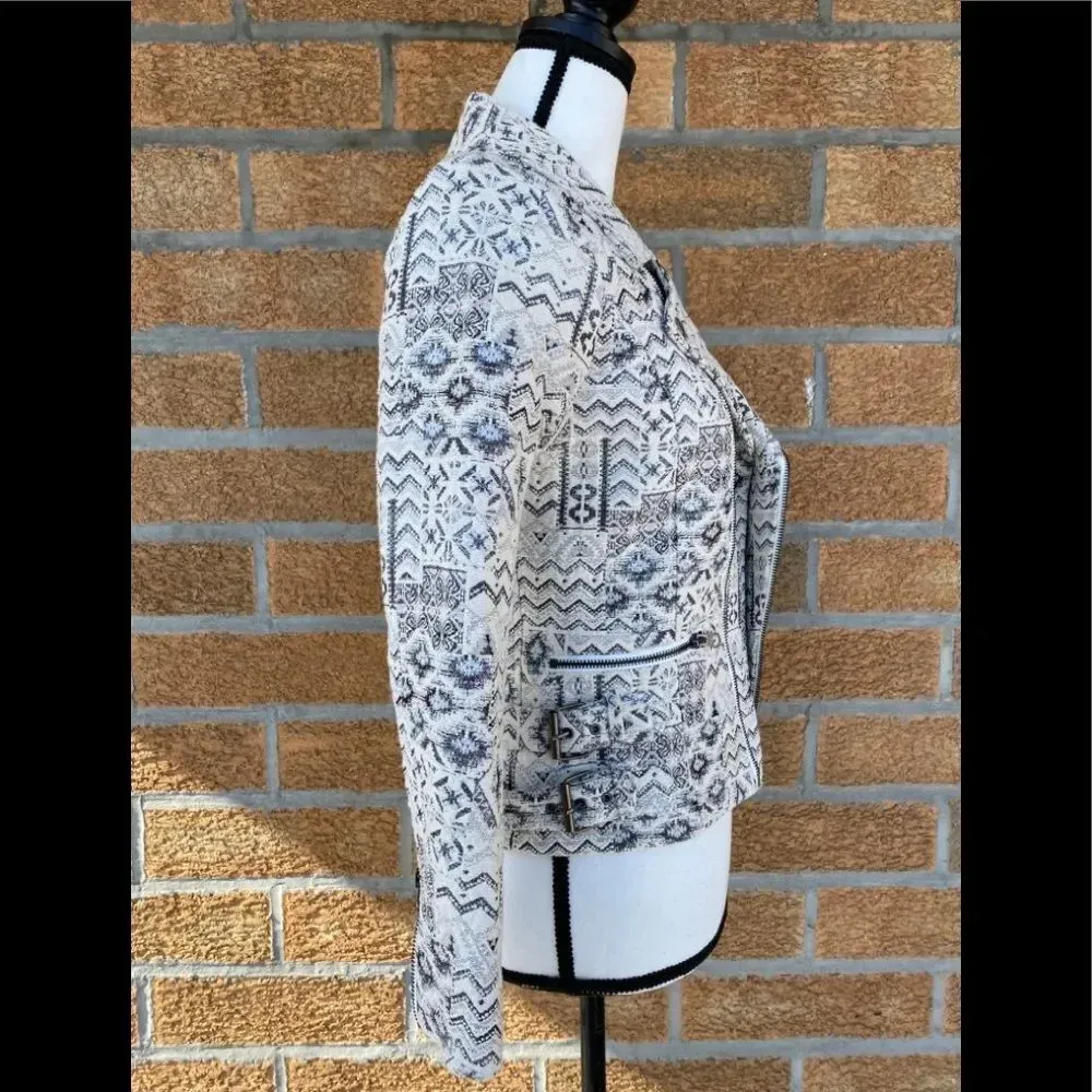 CAPULET TRIBAL METALLIC MOTO JACKET small - Image 7