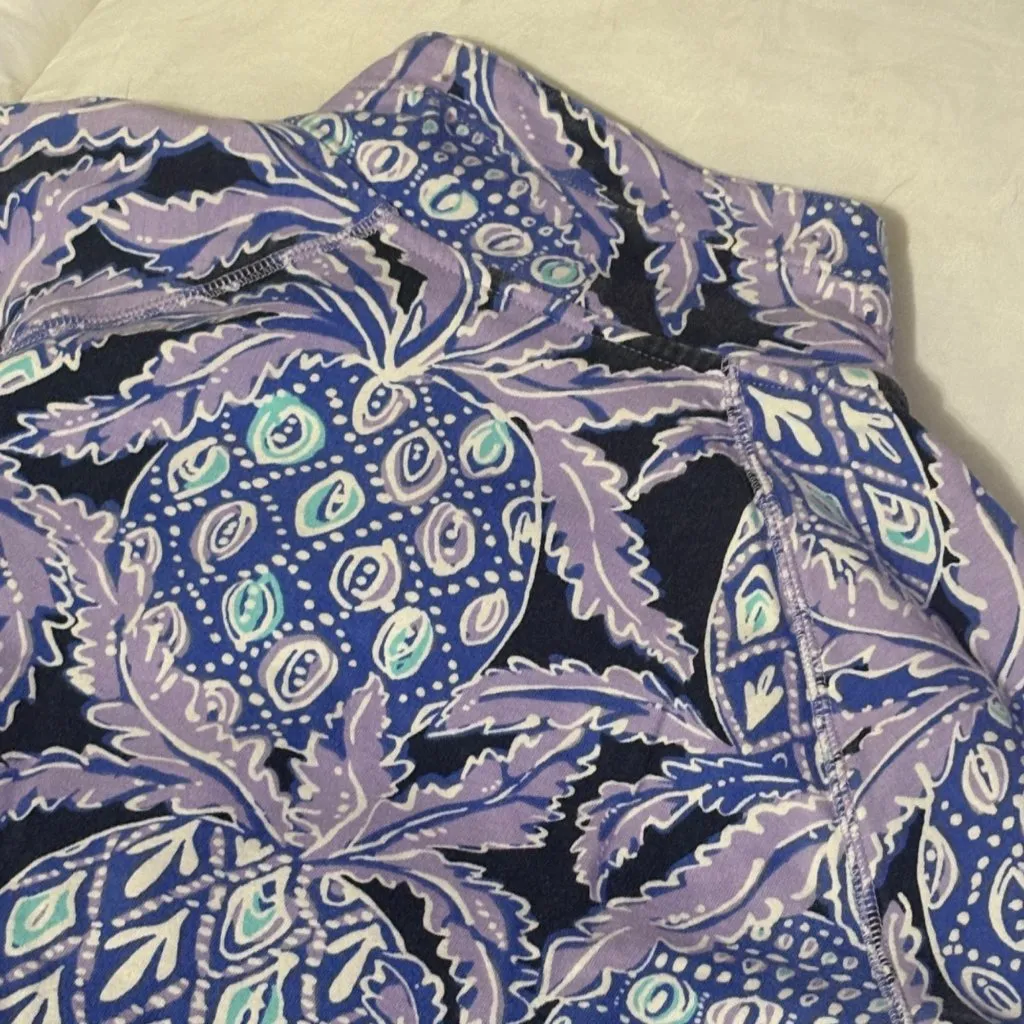 Lilly Pulitzer UPF 50+ Captain Popover L/S Top Lilac Verbena Coco Safari XS - Image 5