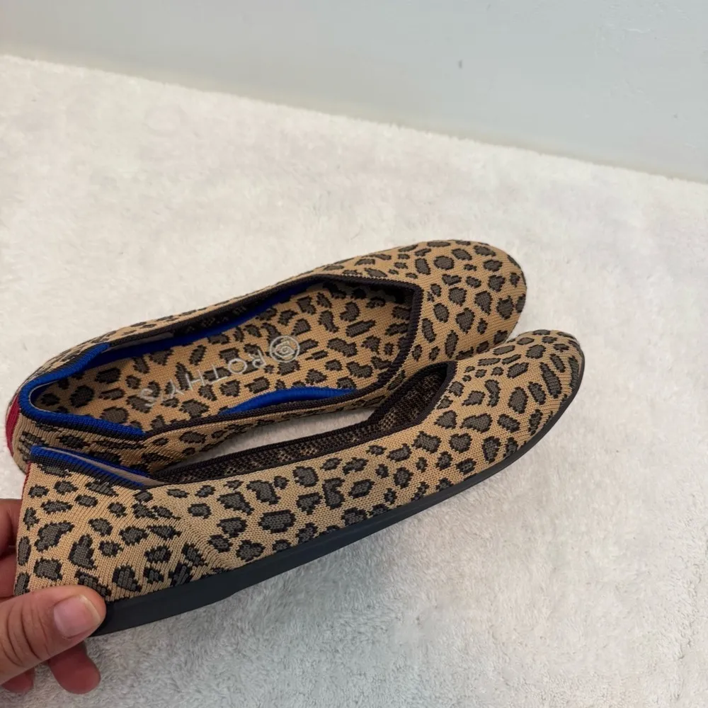 Rothy’s The Flat Round Toe Shoes in Retired Cheetah Print size 7/5 - Image 4
