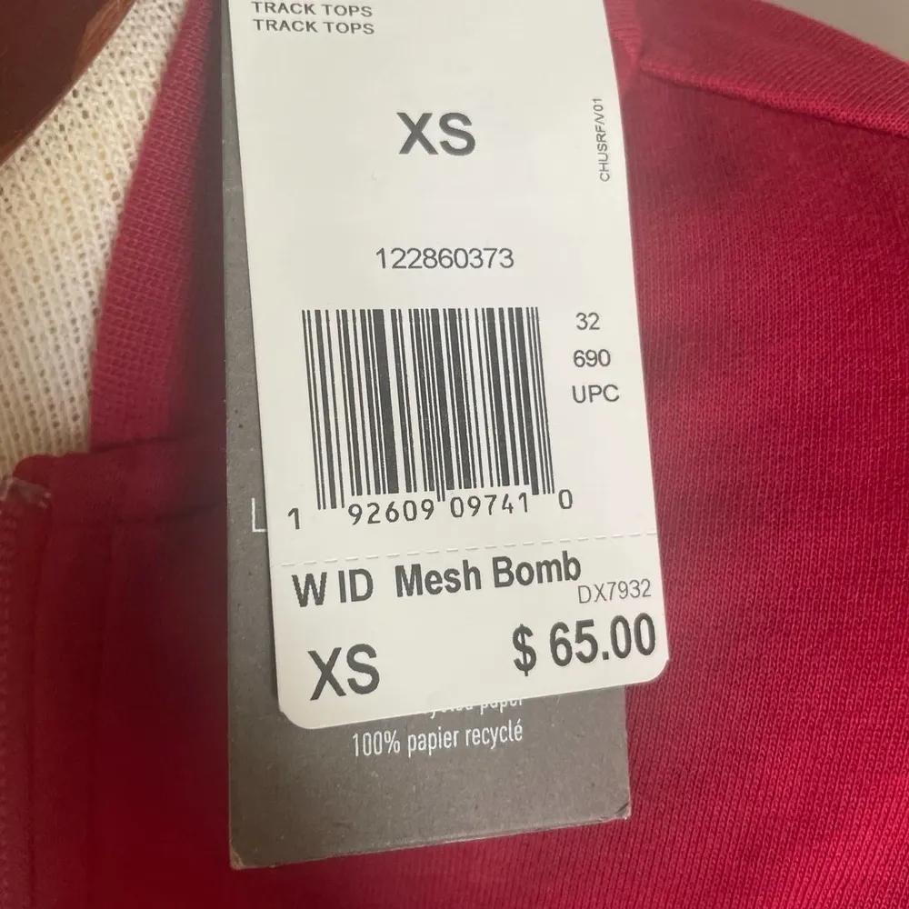 NWT Adidas mesh accent jacket XS - Image 4