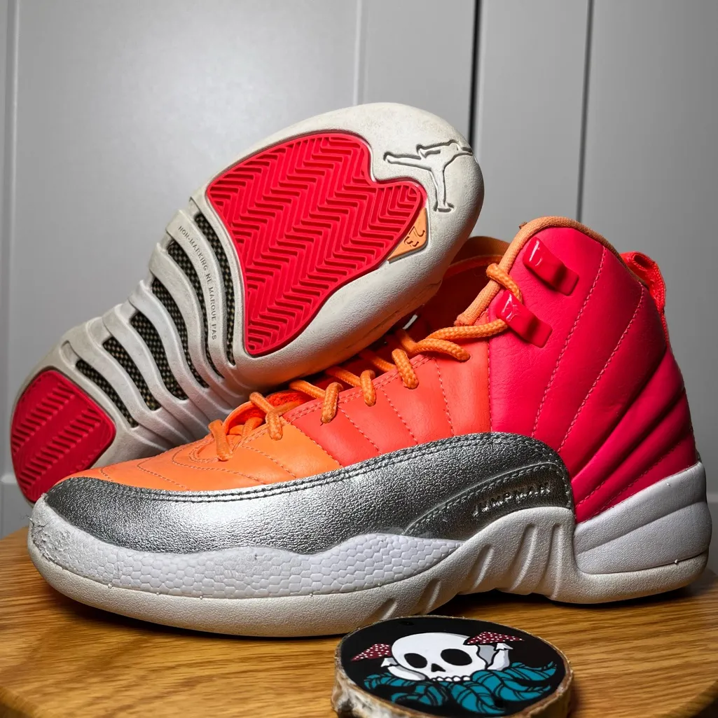 Air Jordan 12 Retro GS 'Sunrise' US Size 4.5Y •6W•36.5EUR (Preloved no box) - Image 6