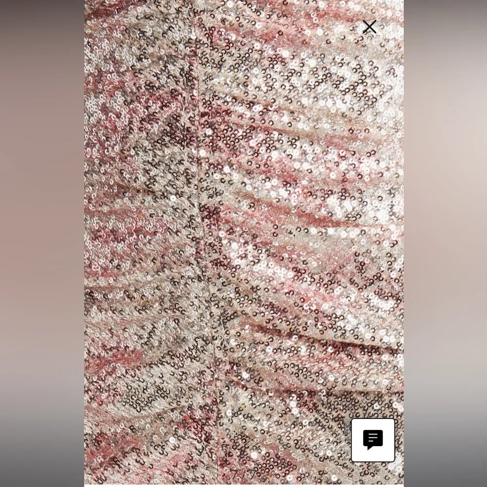 Sabryna Sequin Ruched Halter Minidress NWT size medium - Image 7