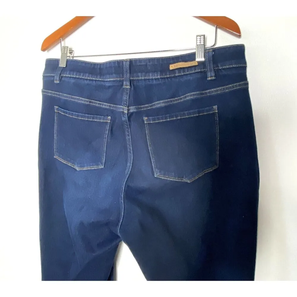 Soft Surroundings Blue Denim Stretchy Skinny Jeans Casual Everyday Comfy Sz PL - Image 10