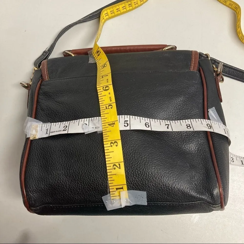 BRUNO LORELLI, Black & Brown Crossbody, handbag/purse. 9X3X9, magnetic closure,‎ - Image 7