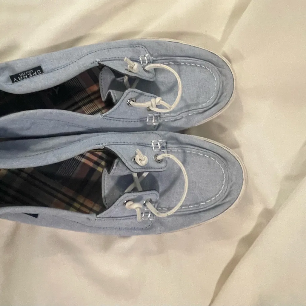 Sperry Women’s Light Blue Boat Shoes - Image 4