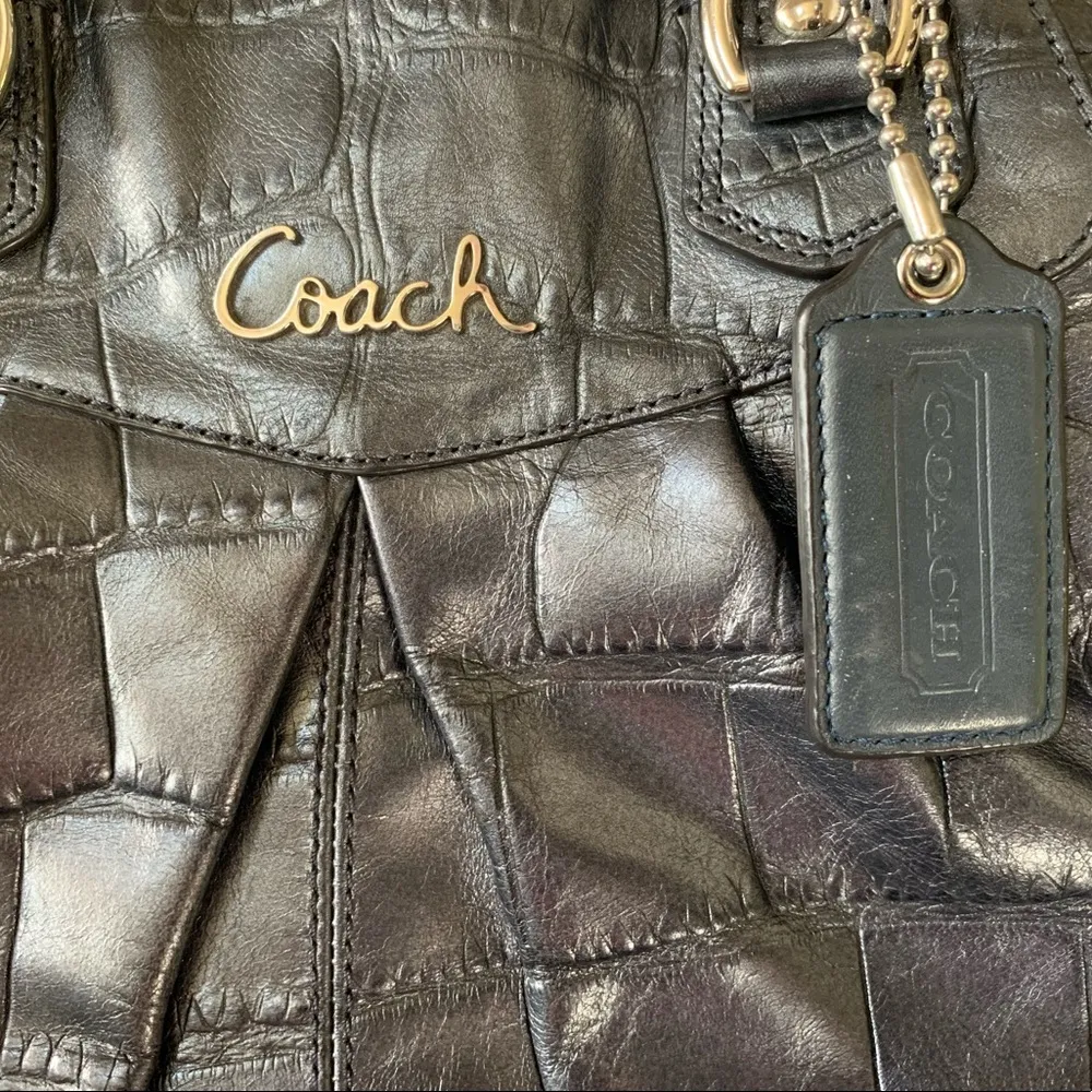 Coach  Gray Handbag - Image 3