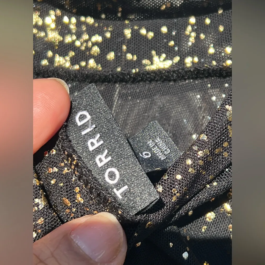 Torrid Mesh Mock Neck Long Sleeve Top NWT - Image 11