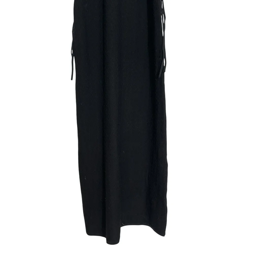 Free People Beach Black Eve Sweater Maxi Dress Womens XS - Image 5