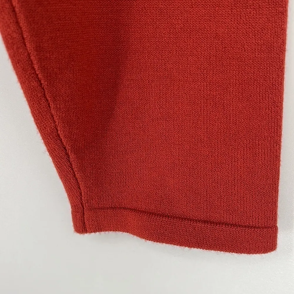 Blue Orchid Belted Mock Neck Midi Dress Rust Orange Plus Size 2XL New with tags! - Image 7