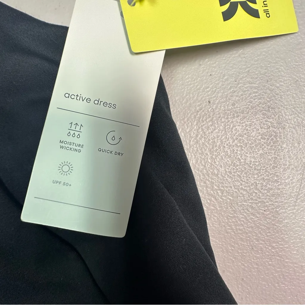 All in Motion Black Sleeveless Top with shorts - Image 8