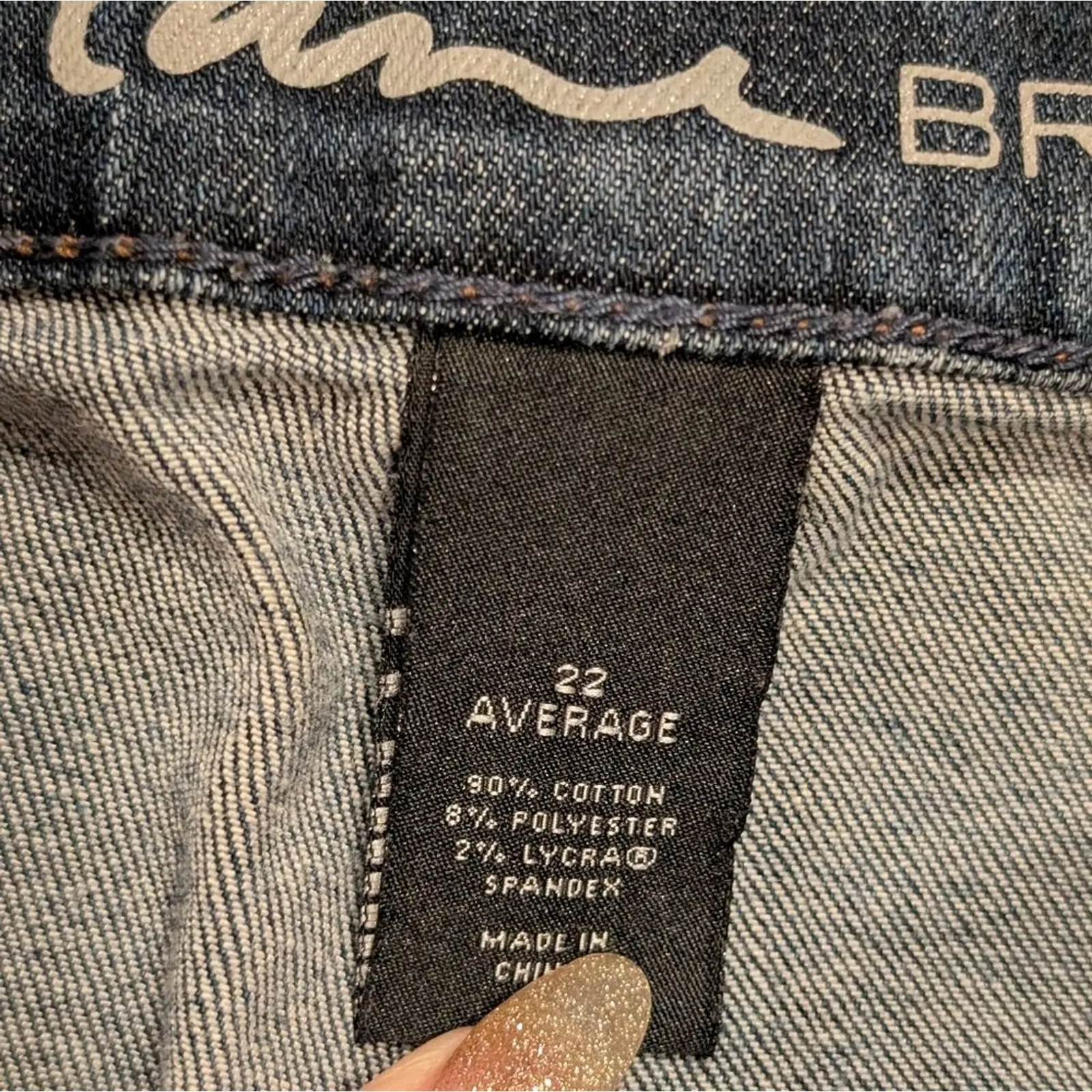 Lane Bryant Plus Size 22 Average 3X Straight Leg Jeans Stretch Genius Fit Ripped - Image 4