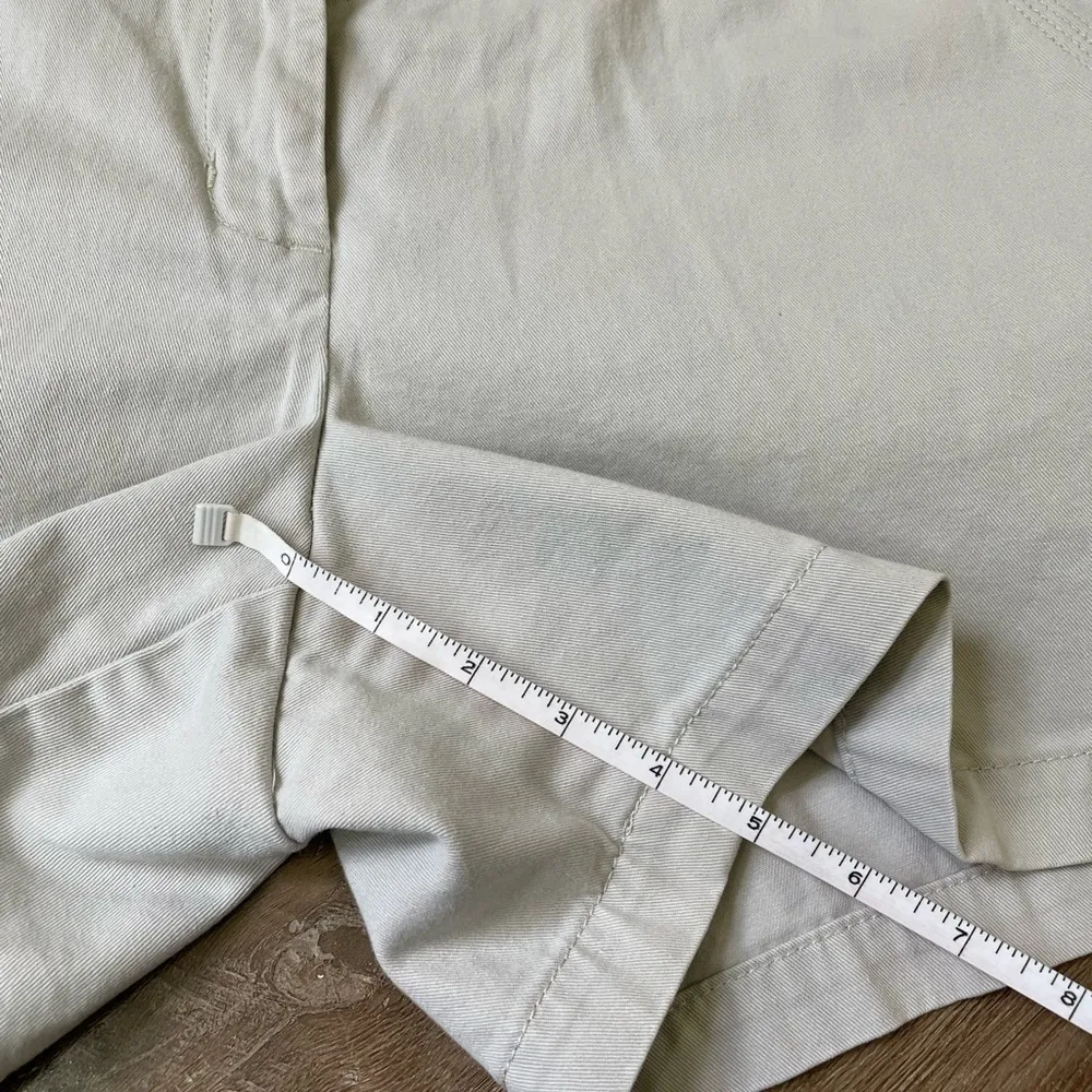 J. Crew Beige City Fit Chino Classic Twill Shorts 5 in Inseam ~ Size 10 - Image 11