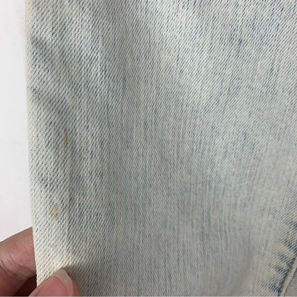 Pilcro women's size 27 high rise denim legging light wash flaw acid - Image 5