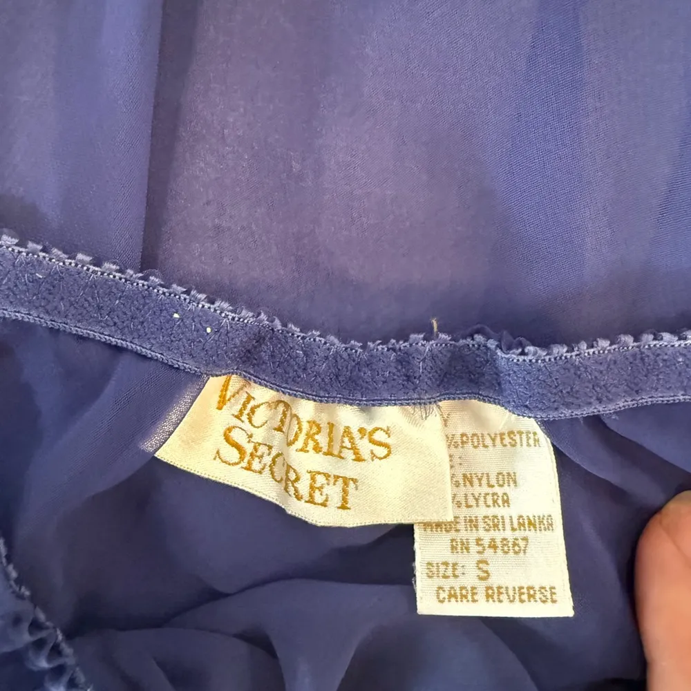 Victoria secret Light purple Lace Chemise set S - Image 6