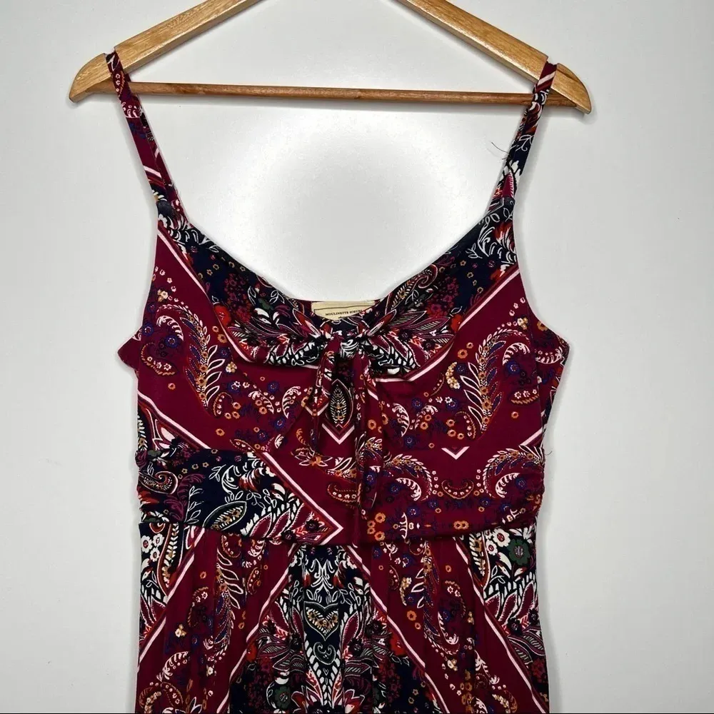 Moulinette Soeurs Anthropologie Brisbane Paisley Floral Maxi Dress Size Medium - Image 7