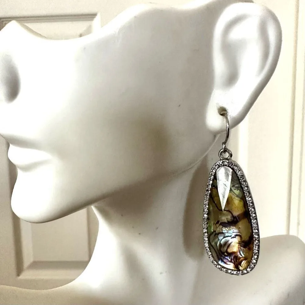 Premier Designs mother of pearl Flaunt earrings - Image 4