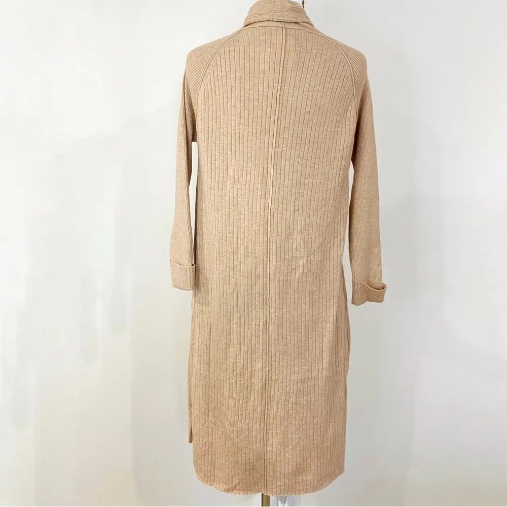 Knot Sisters long light pinkish/ cream open cardigan - Image 7