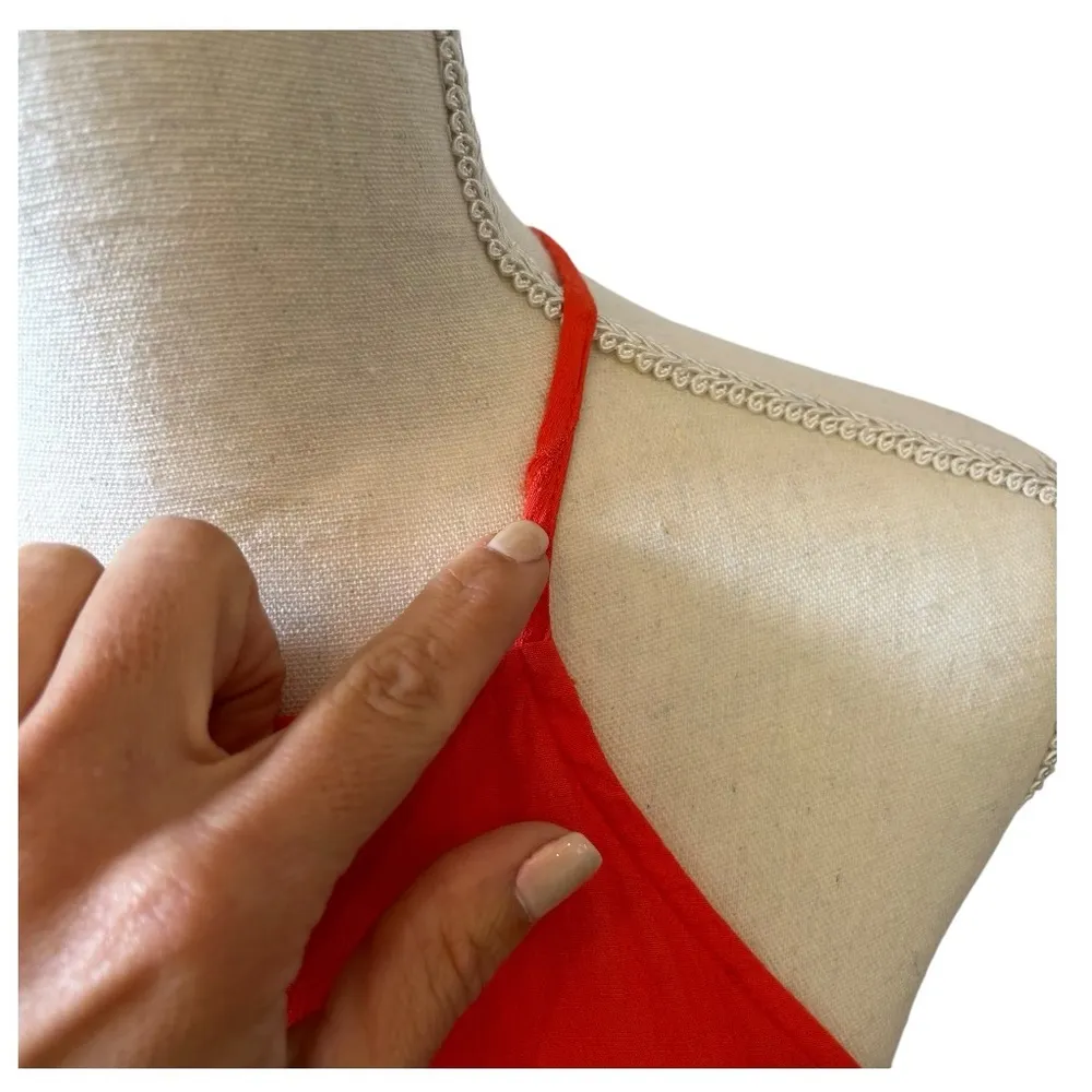 GLAMOROUS | Women’s Orange open Back Maxi Dress Beach Vacation Size Medium - Image 8