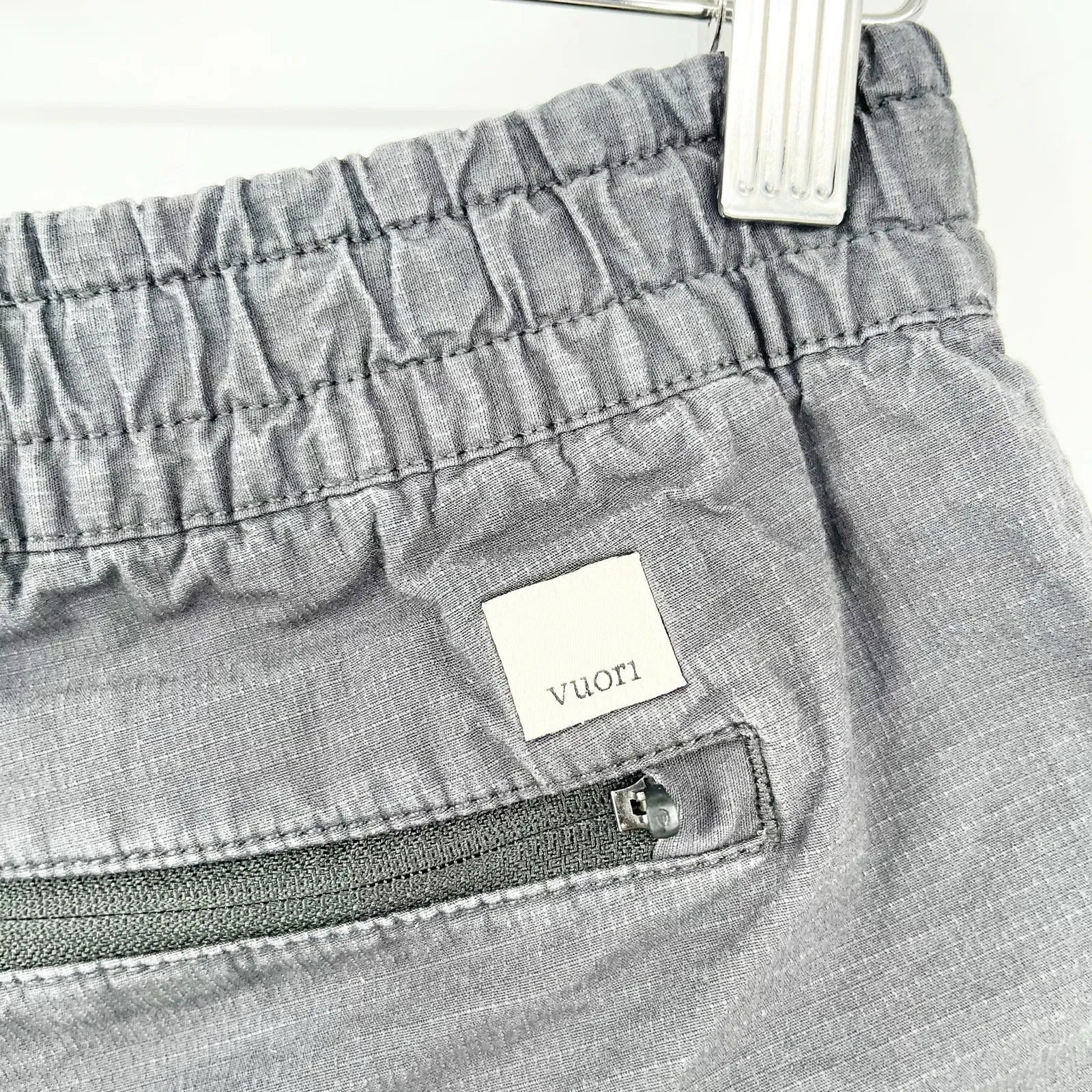 Vuori Womens Summer Outdoor Vintage Ripstop Elastic Waist Pull‎ On Shorts Size S - Image 6