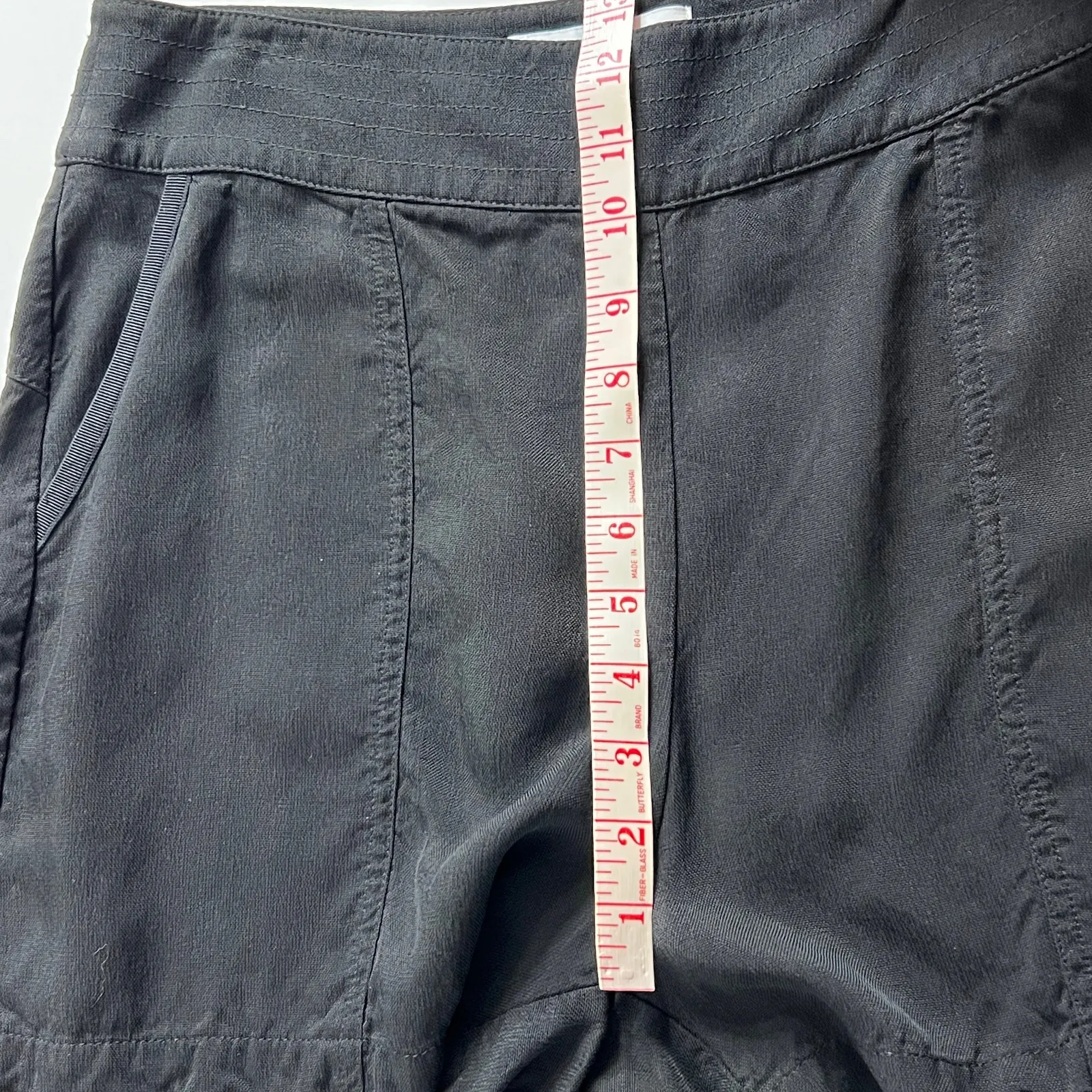Derek Lam Athleta Central Park Shorts Black Size 10 - Image 9