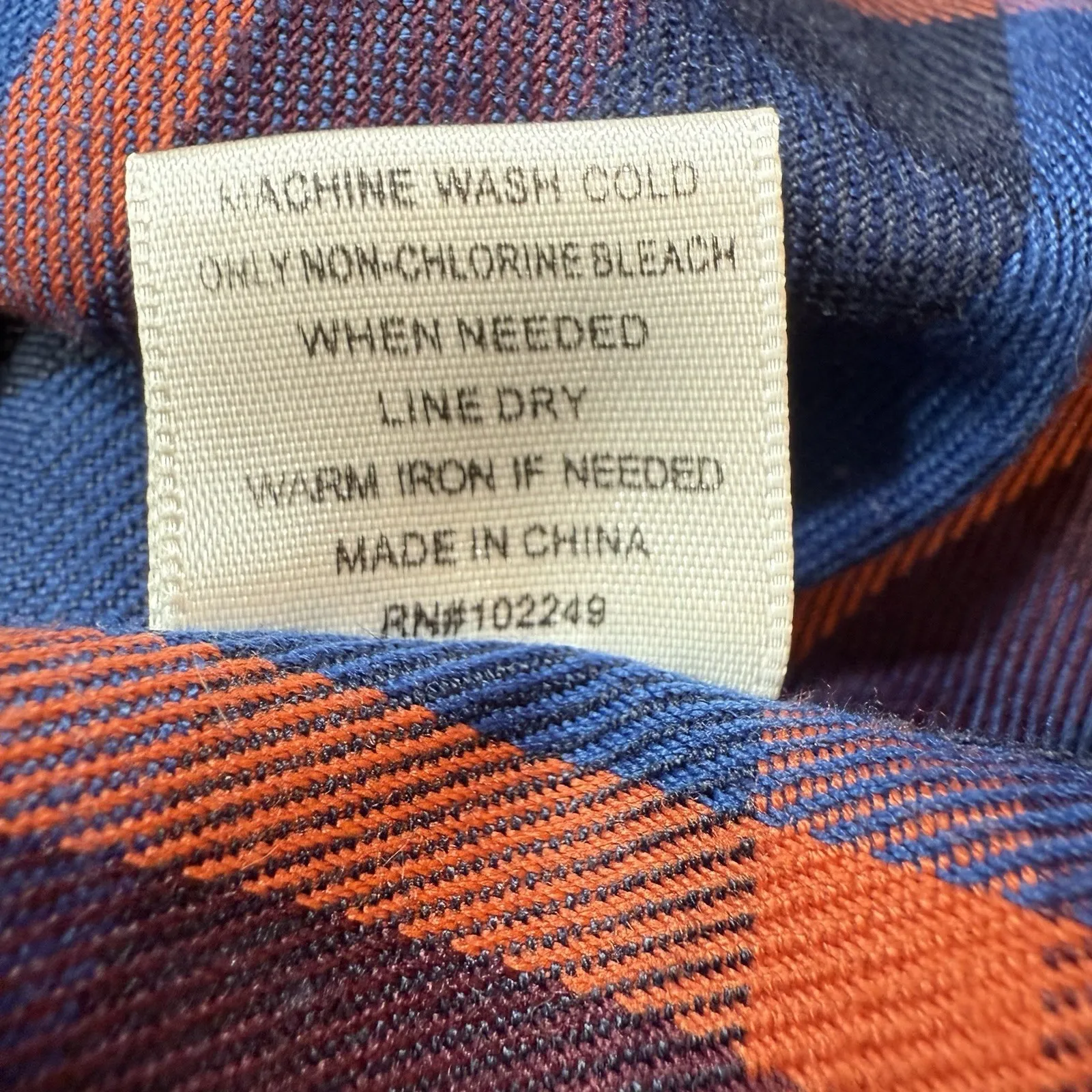 Skies Are Blue Flannel‎ Shirt Dress Size XL Plaid Roll Tab Sleeve Cinch Waist - Image 13